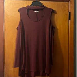 Elegant Burgundy Sleeveless Sweater